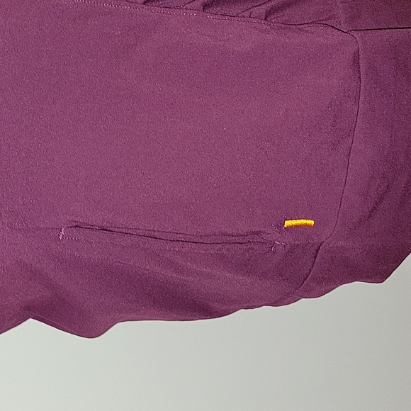 lucy lucypower ruched front full zip long sleeve 2 pocket jacket womens size XL - Picture 5 of 9